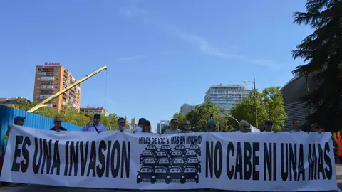 Cabecera de la manifestación del 28M