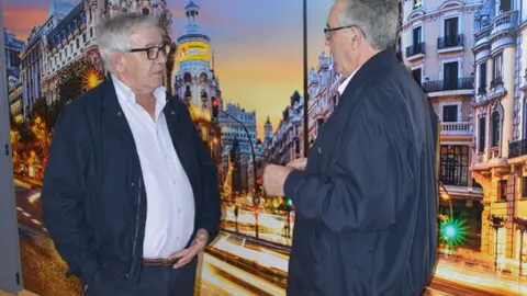 En 2016, con su compañero de junta y gran amigo, Manuel Benito