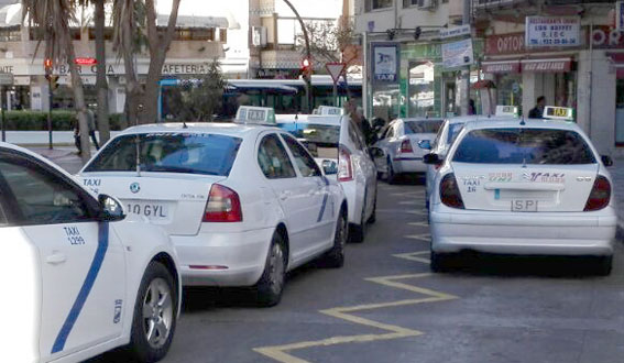 Taxistas de Málaga denuncian estar 