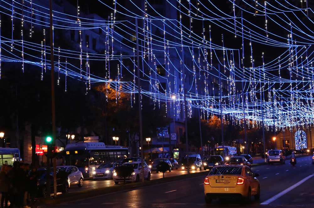 Más taxis en Madrid durante Navidad