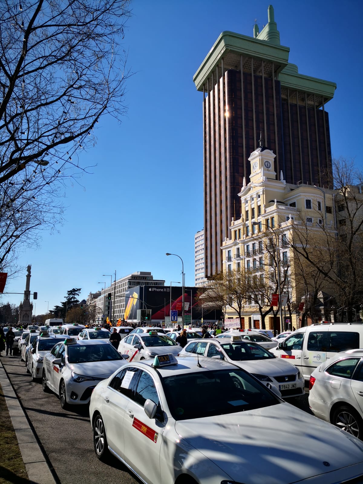 El taxi traslada su “base de operaciones” al centro de Madrid