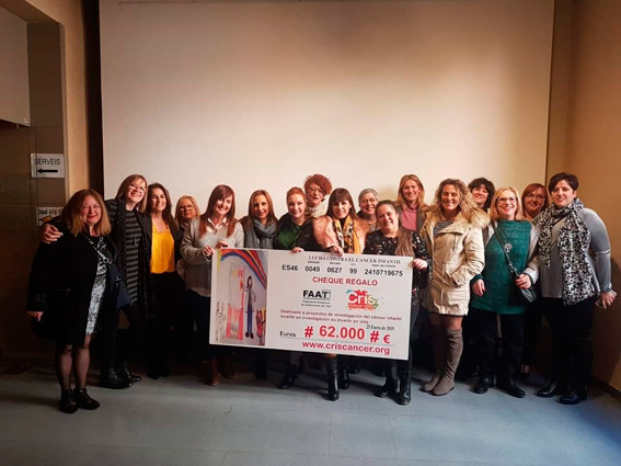 Mujeres taxistas recaudan 62.000 euros para la investigación del cáncer infantil