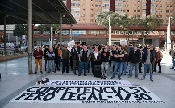 El taxi de la Costa del Sol reivindica la necesidad de regular las VTC