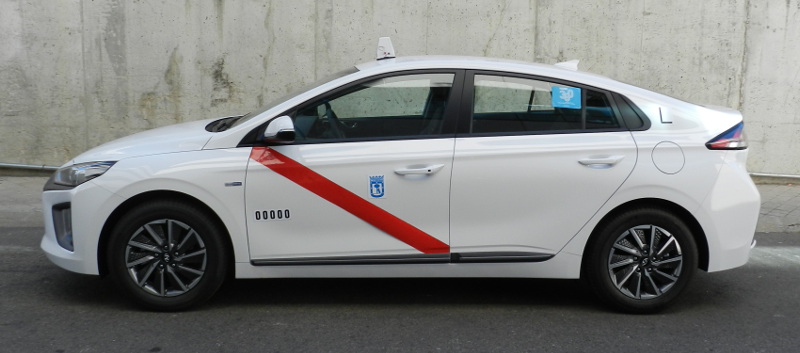 Autorizado como taxi en Madrid el Hyundai IONIQ