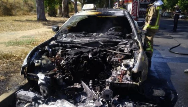 Piden prisión para un taxista por incendiar su Maserati
