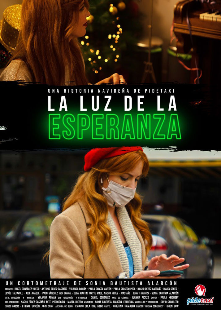 El taxi colorea de verde esperanza la Navidad