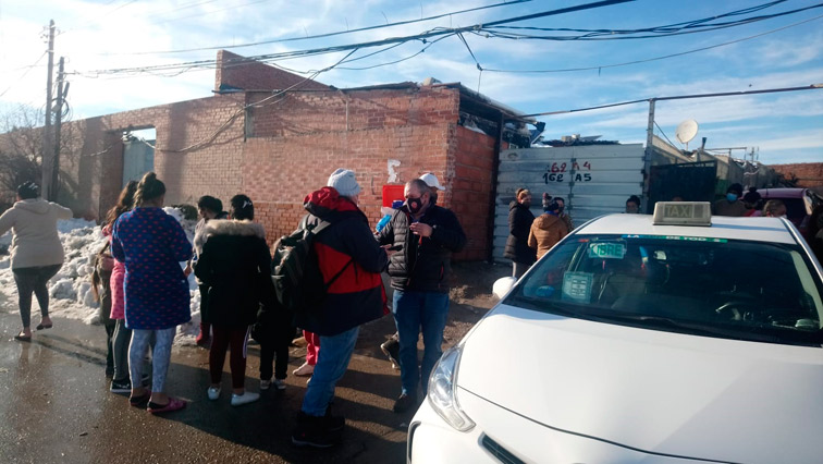 Solidaridad del taxi con La Cañada Real