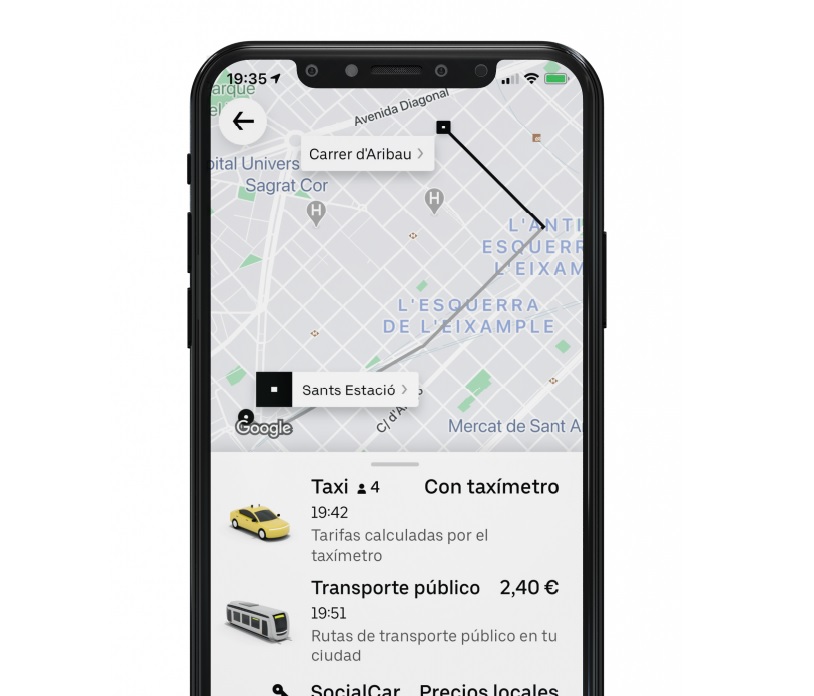 Uber denuncia a Élite Taxi y Taxi Project por 