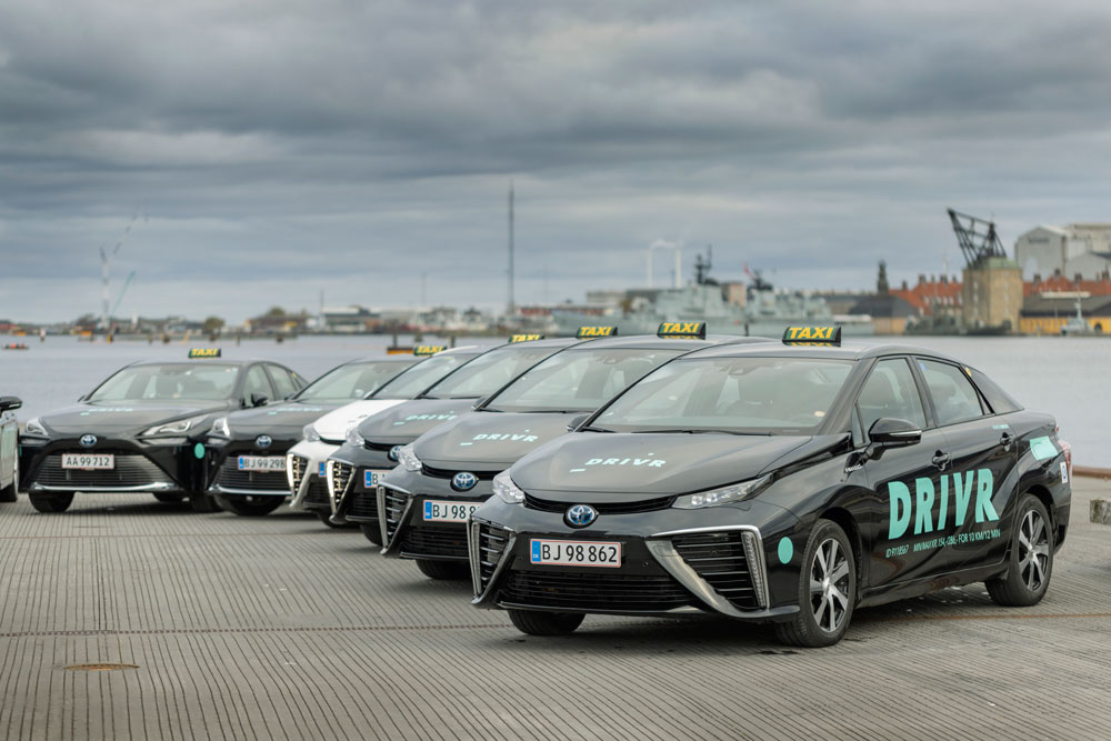 Taxis de hidrógeno, realidad en Copenhague