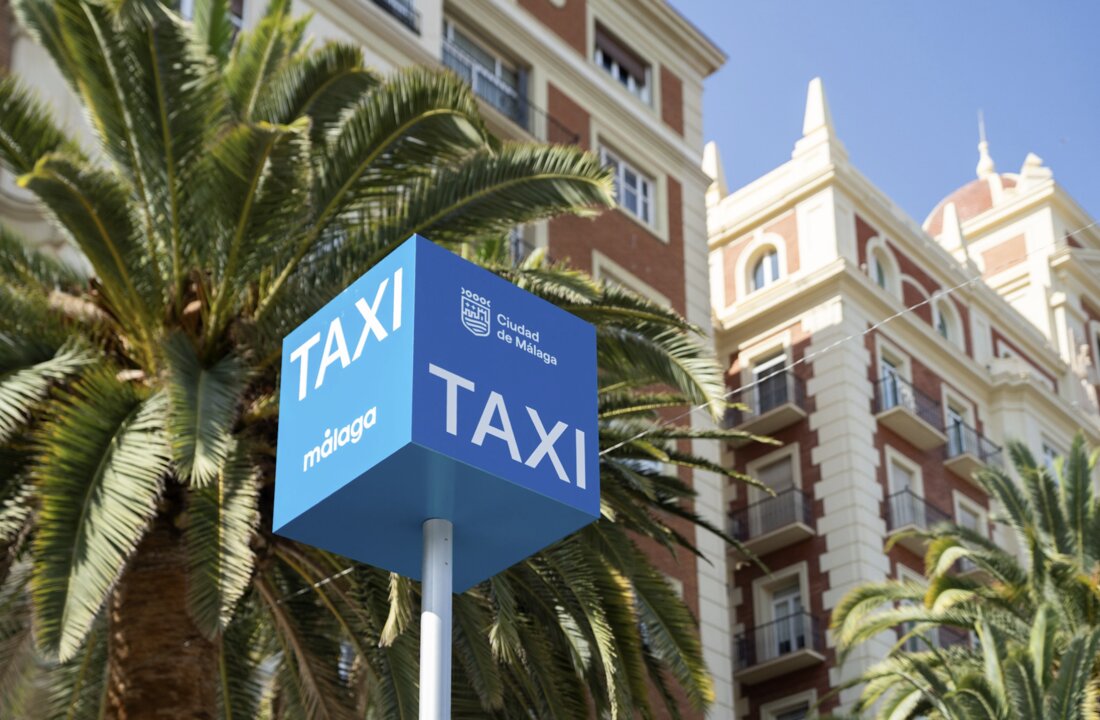 Parada de taxi de Málaga