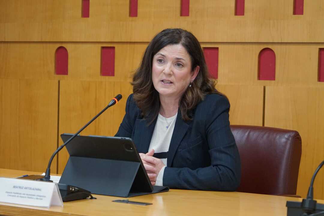 La concejala de Espacio Público y Barrios, Beatriz Artolazabal