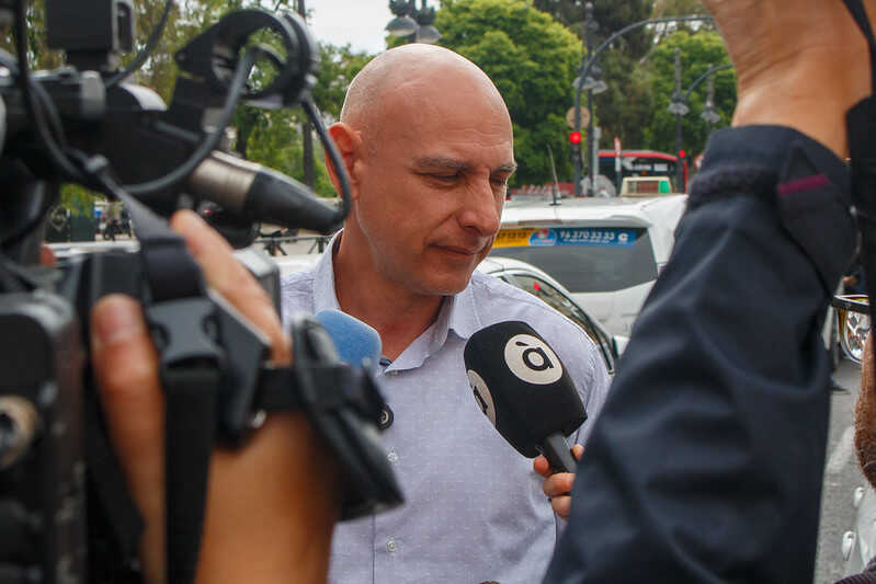 Fernando Del Molino, presidente de la Confederación del Taxi de la Comunitat Valenciana. Imagen: Fernando Macías