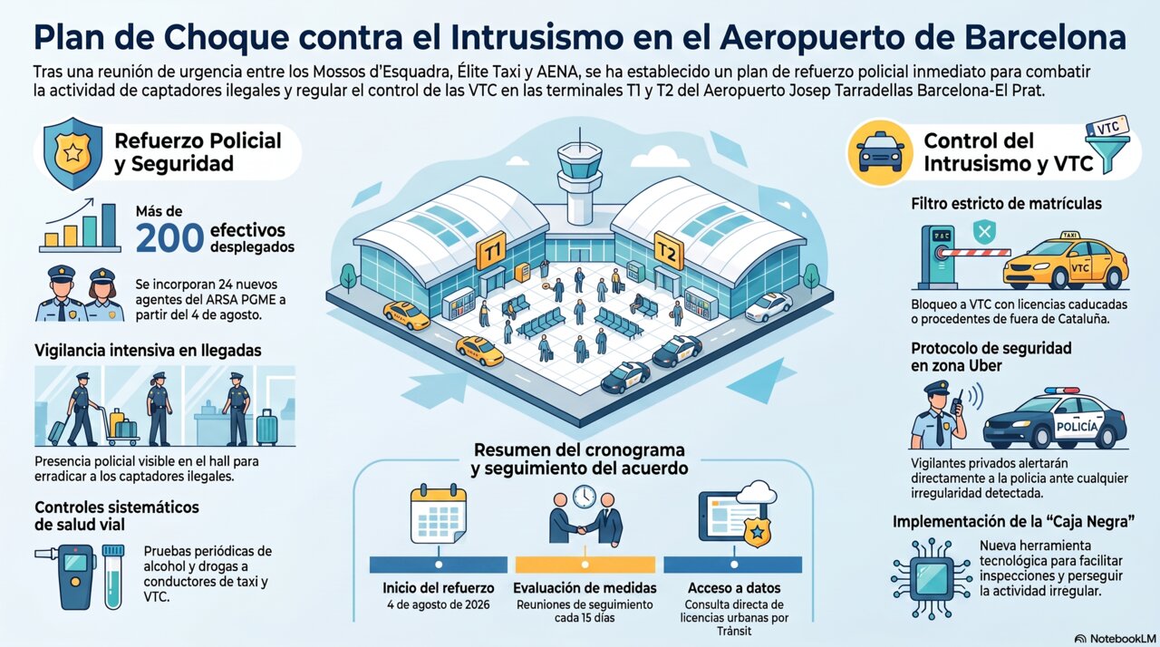 Plan contra el intrusismo aeroportuario. NotebookLLM